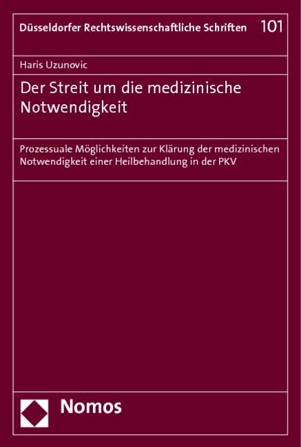 Produktbild: Der Streit um die medizinische Notwendigkeit