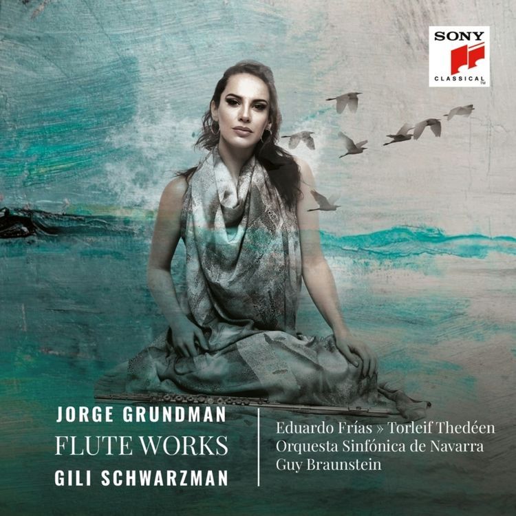 Produktbild: Schwarzman/Fr&iexcl;as/Thed'en/Orqu. Sinf. Navarra: Flute Works