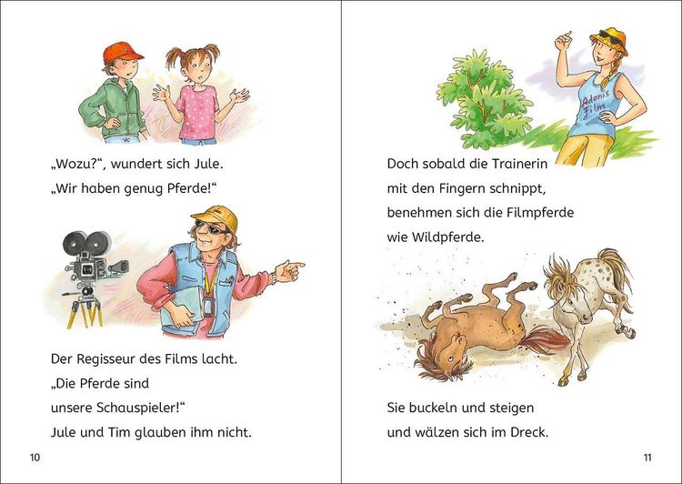 Produktbild: Die sch&ouml;nsten Lesel&ouml;wen-Geschichten zum Lesenlernen - Ponys und Pferde