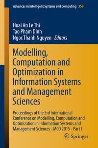 Produktbild: Modelling, Computation and Optimization in Information Systems and Management Sciences