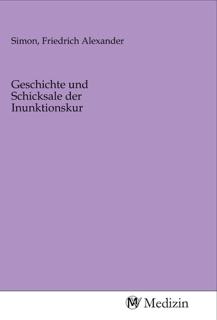 Produktbild: Geschichte und Schicksale der Inunktionskur