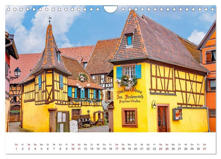 Produktbild: Eguisheim - M&auml;rchendorf im Elsass (Wandkalender 2026 DIN A4 quer), CALVENDO Monatskalender
