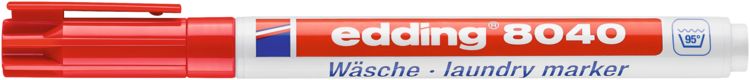 Produktbild: Edding W&auml;schemarker 8040 rot
