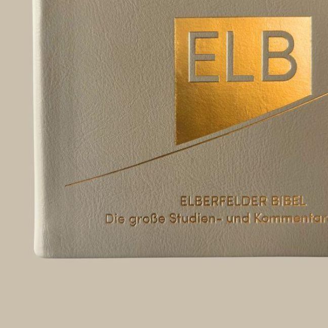 Produktbild: Elberfelder Bibel. Die gro&szlig;e Studien- und Kommentarausgabe Leder mit Goldschnitt