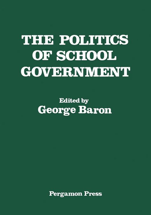 Produktbild: The Politics of School Government