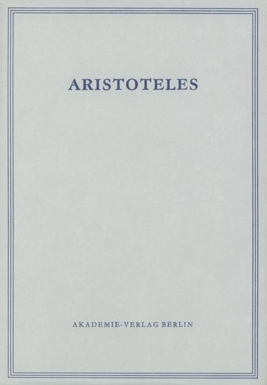 Produktbild: Politik - Buch I