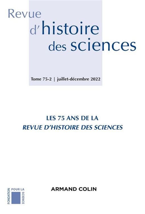 Produktbild: Revue d histoire des sciences 2