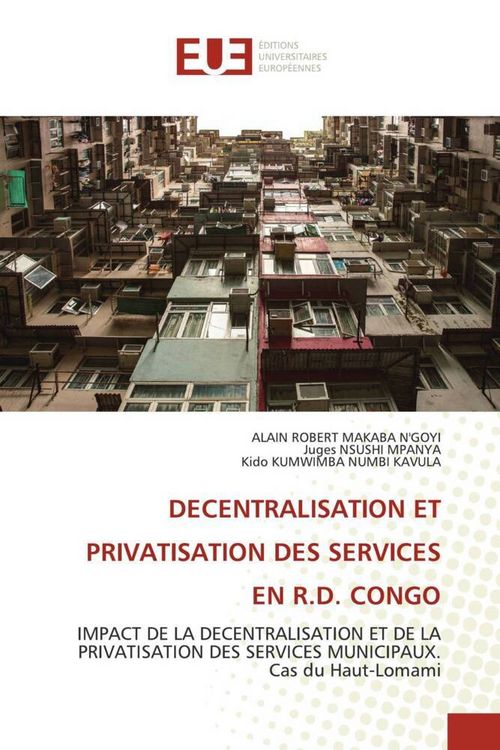 Produktbild: Decentralisation Et Privatisation des Services En R.D. Congo