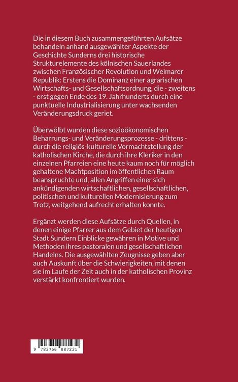 Produktbild: L&auml;ndliche Gesellschaft, versp&auml;tete Industrialisierung und katholischer Klerus