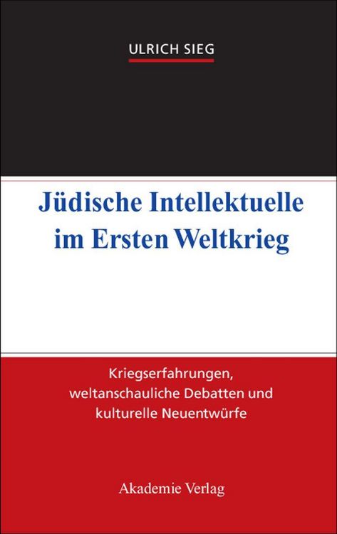 Produktbild: J&uuml;dische Intellektuelle im Ersten Weltkrieg