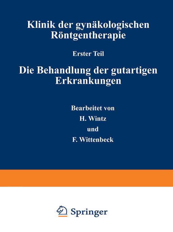 Produktbild: Klinik der gyn&auml;kologischen R&ouml;ntgentherapie