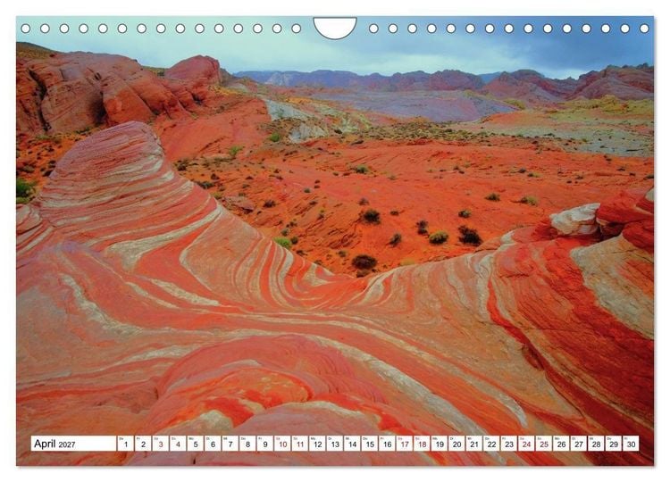Produktbild: Naturwunder und Nationalparks der amerikanischen Westk&uuml;ste (Wandkalender 2027 DIN A4 quer), CALVENDO Monatskalender