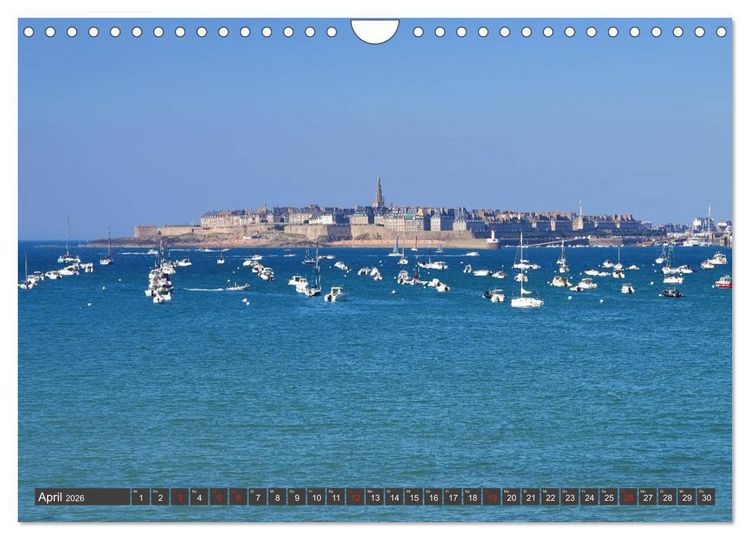 Produktbild: Saint Malo - Stadt der Korsaren (Wandkalender 2026 DIN A4 quer), CALVENDO Monatskalender