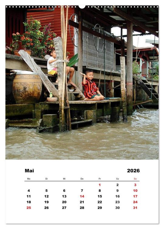 Produktbild: Thailand - Eine kleine Rundreise (Wandkalender 2026 DIN A2 hoch), CALVENDO Monatskalender