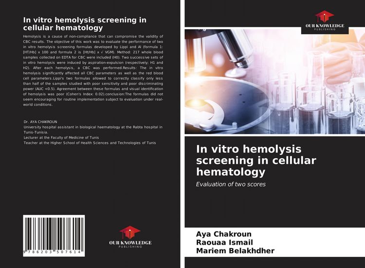 Produktbild: In vitro hemolysis screening in cellular hematology
