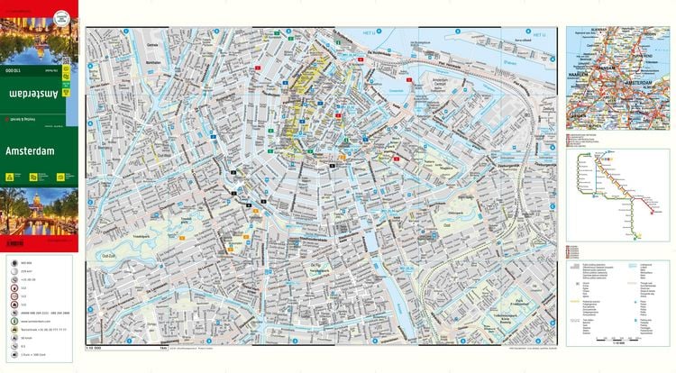 Produktbild: freytag & berndt Innenstadtplan Amsterdam 1:10.000