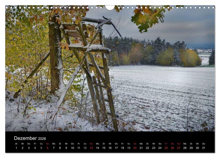 Produktbild: Kanzelkalender 2026 (Wandkalender 2026 DIN A3 quer), CALVENDO Monatskalender