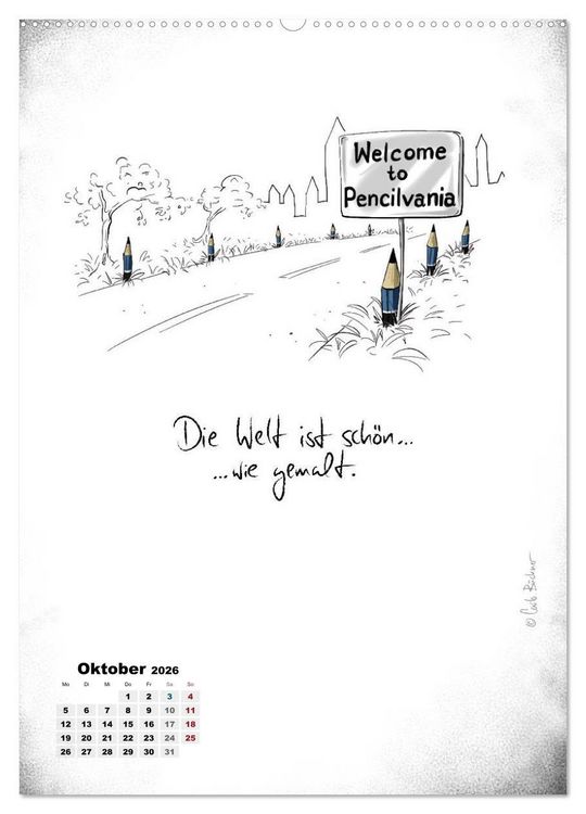 Produktbild: NEUES JAHR, NEUER SPASS... (Wandkalender 2026 DIN A2 hoch), CALVENDO Monatskalender