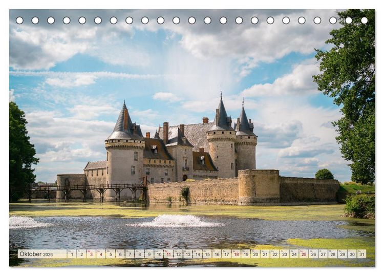 Produktbild: Romantisches Loiretal (Tischkalender 2026 DIN A5 quer), CALVENDO Monatskalender