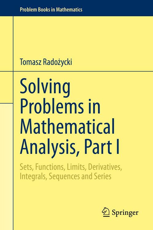 Produktbild: Solving Problems in Mathematical Analysis, Part I