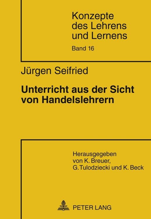 Produktbild: Unterricht aus der Sicht von Handelslehrern