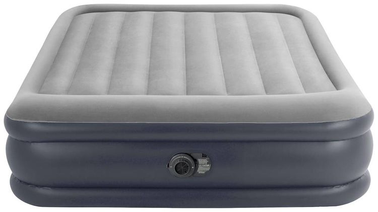 Produktbild: Intex 64136ND DuraBeam PillowRestRaised Luftbett (L x B x H) 203 x 152 x 42cm Grau
