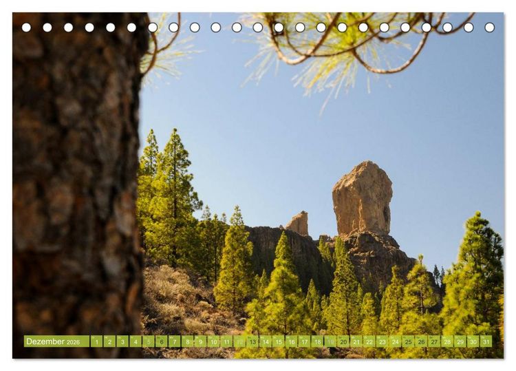 Produktbild: Gran Canaria 2026 (Tischkalender 2026 DIN A5 quer), CALVENDO Monatskalender