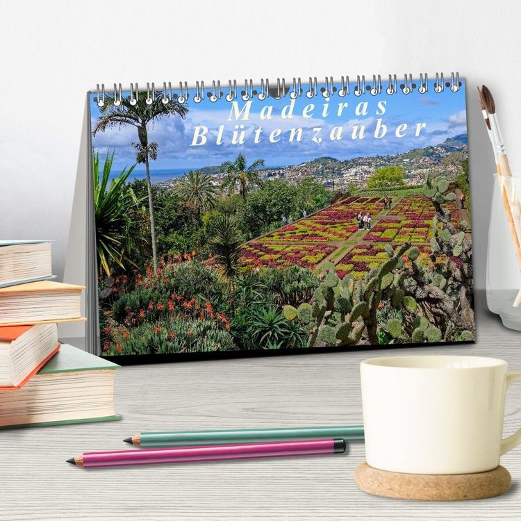 Produktbild: Madeiras Bl&uuml;tenzauber (Tischkalender 2026 DIN A5 quer), CALVENDO Monatskalender