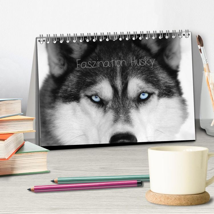 Produktbild: Faszination Husky (Tischkalender 2026 DIN A5 quer), CALVENDO Monatskalender