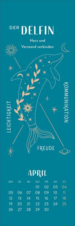 Produktbild: Krafttiere Lesezeichen & Kalender 2027