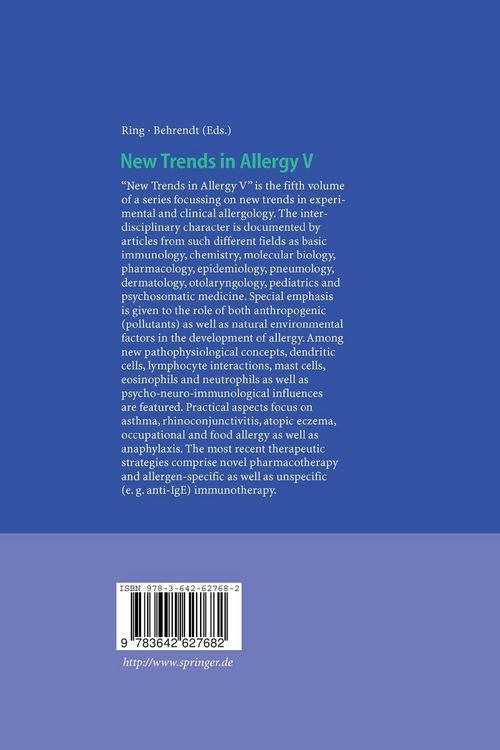 Produktbild: New Trends in Allergy V