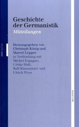 Produktbild: Geschichte der Germanistik