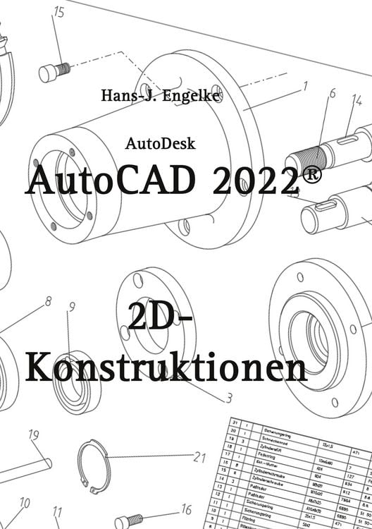 Produktbild: AutoCAD 2022 2D-Konstruktionen