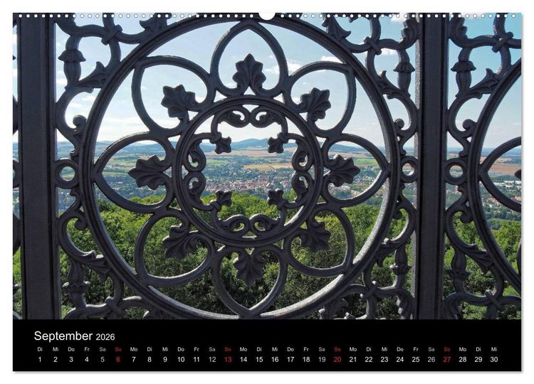 Produktbild: Der Gusseiserne Turm zu L&ouml;bau (hochwertiger Premium Wandkalender 2026 DIN A2 quer), Kunstdruck in Hochglanz