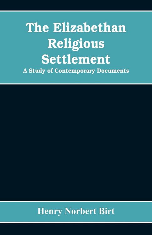 Produktbild: The Elizabethan Religious Settlement