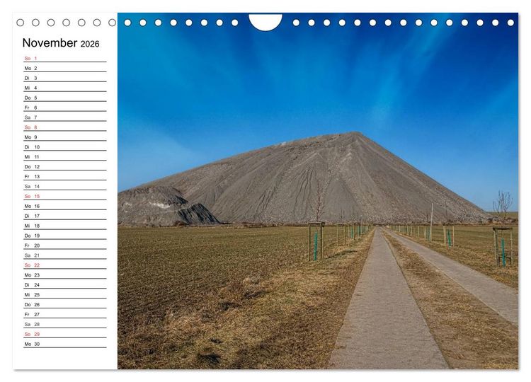 Produktbild: Schachtanlagen in Mansfeld S&uuml;dharz (Wandkalender 2026 DIN A4 quer), CALVENDO Monatskalender