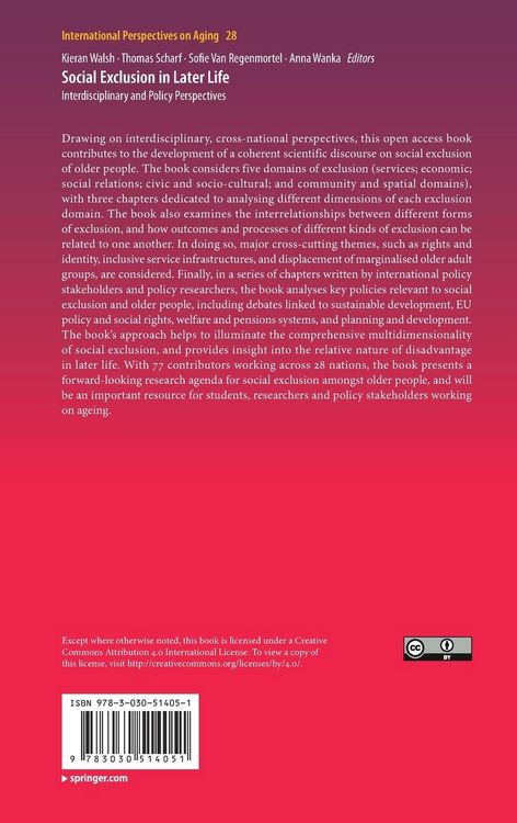 Produktbild: Social Exclusion in Later Life
