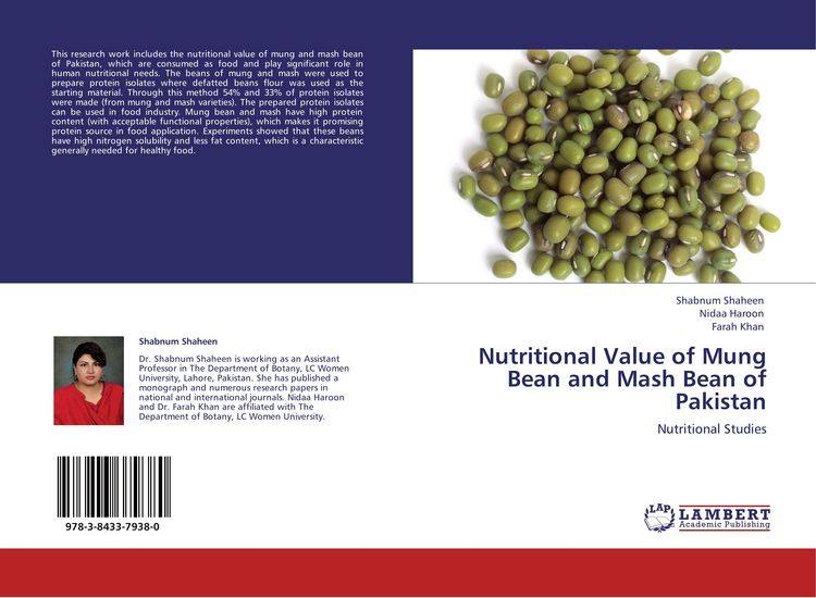 Produktbild: Nutritional Value of Mung Bean and Mash Bean of Pakistan