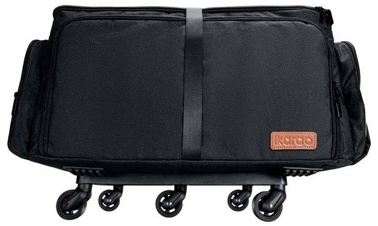 Produktbild: Ikarao Trolley IKARAO-X1-TROL (L x B x H) 29 x 51 x 27cm Schwarz, Silber IKARAO-X1-TROL