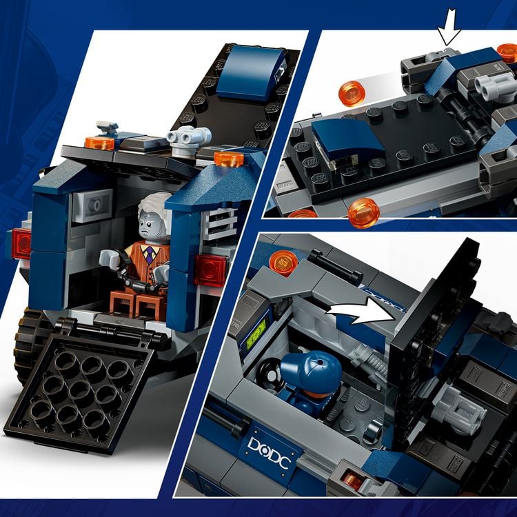 Produktbild: LEGO ǀ Marvel Spider-Man Jagt den Gef&auml;ngnistransporter, Modellbau 76349