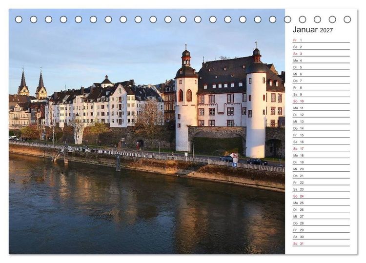 Produktbild: Bildsch&ouml;n - Die Mosel (Tischkalender 2027 DIN A5 quer), CALVENDO Monatskalender