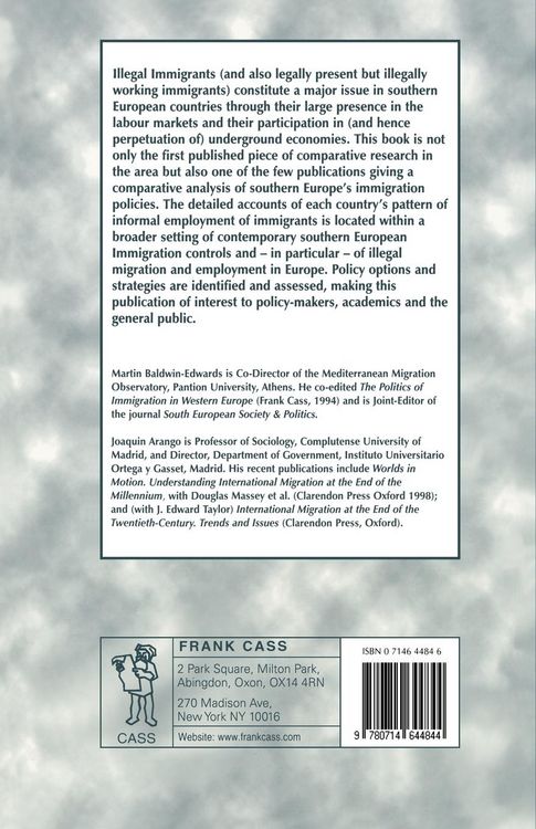 Produktbild: Immigrants and the Informal Economy in Southern Europe