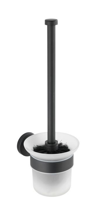 Produktbild: WC-Garnitur Mod. Bosio offen Edelstahl Black matt, rostfrei