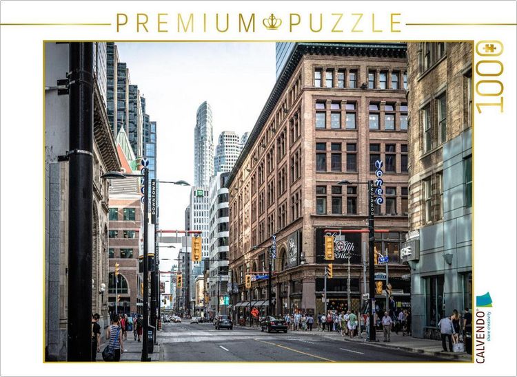 Produktbild: CALVENDO Puzzle Yonge St | 1000 Teile Lege-Gr&ouml;&szlig;e 64x48cm Foto-Puzzle f&uuml;r gl&uuml;ckliche Stunden