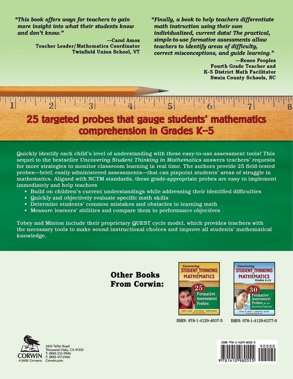 Produktbild: Uncovering Student Thinking in Mathematics, Grades K-5