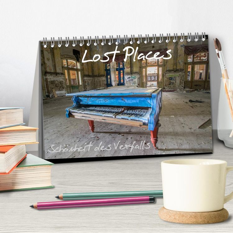 Produktbild: Lost Places - Sch&ouml;nheit des Verfalls (Tischkalender 2026 DIN A5 quer), CALVENDO Monatskalender