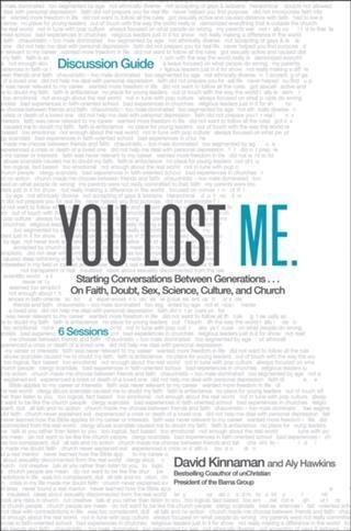 Produktbild: You Lost Me Discussion Guide