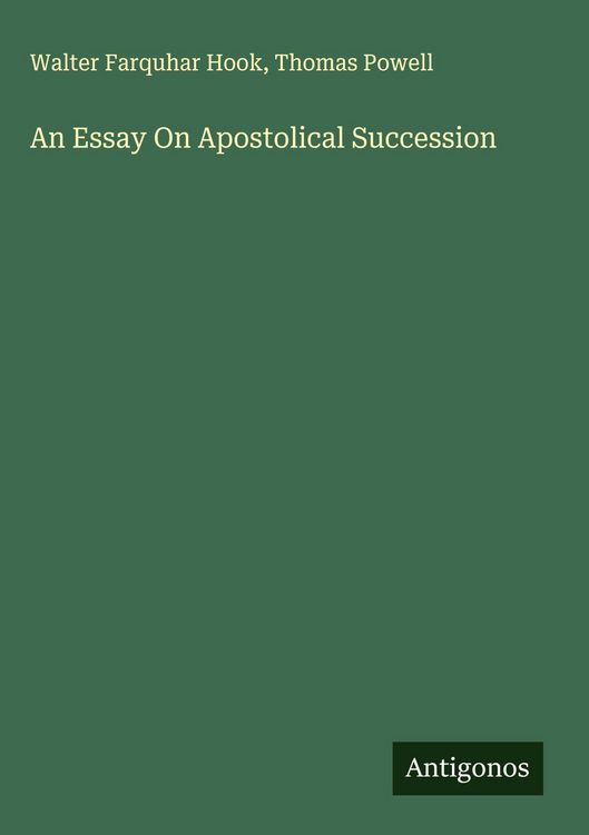 Produktbild: An Essay On Apostolical Succession