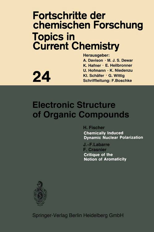 Produktbild: Electronic Structure of Organic Compounds