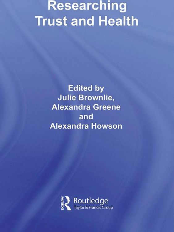 Produktbild: Researching Trust and Health
